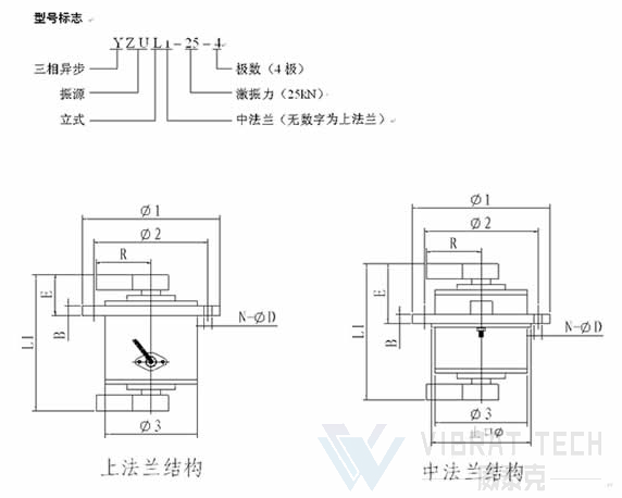 立式振动电机型号说明